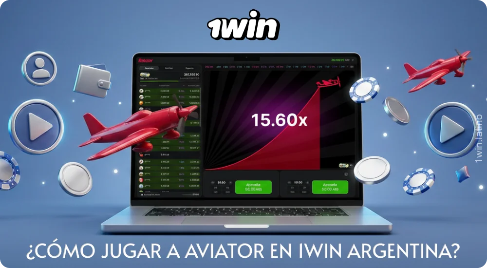 Para jugar a Aviator en 1win Argentina, regístrate, recarga tu cuenta y haz una apuesta