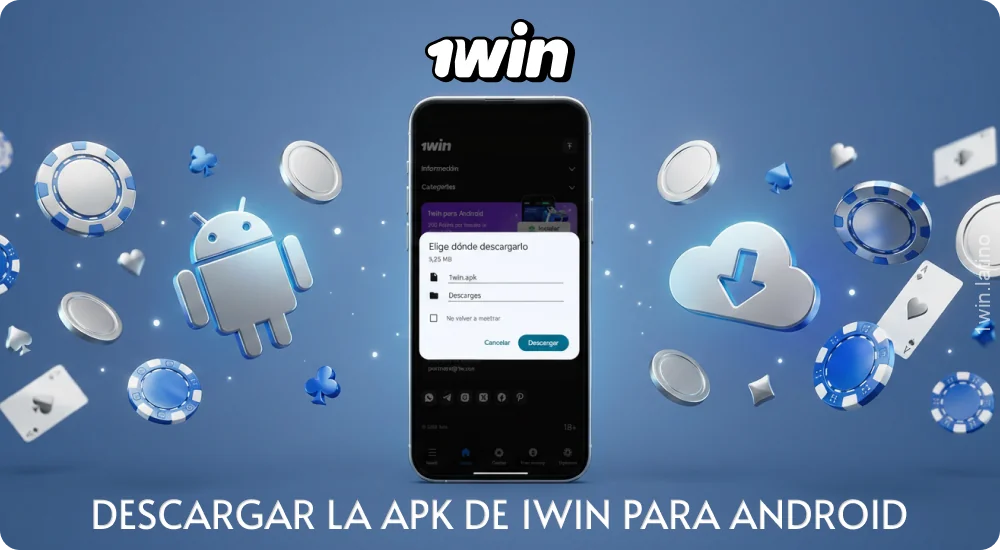 Para descargar la app 1win en Android, descarga el APK desde el sitio web oficial